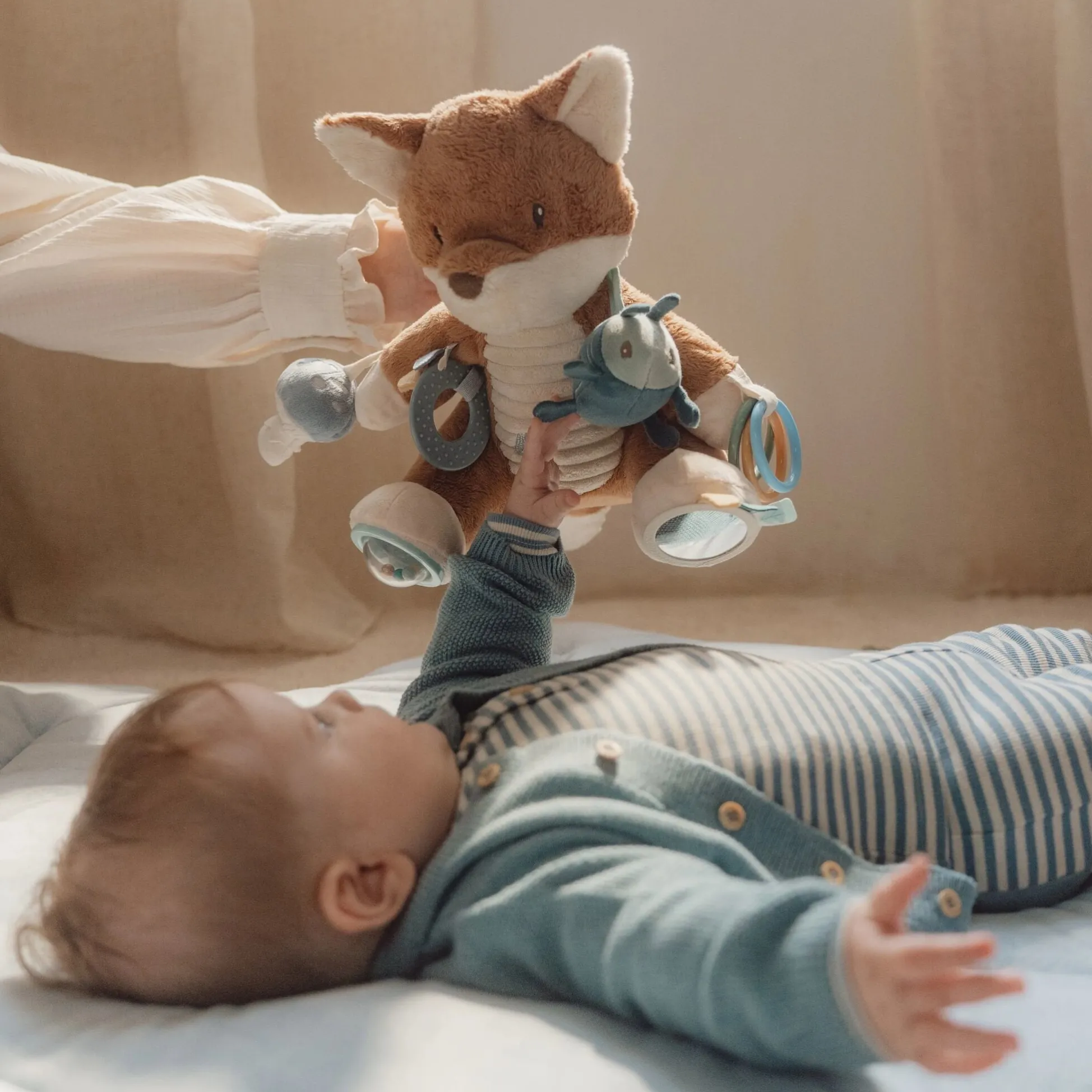 Activity cuddle - Blue - Forest Friends