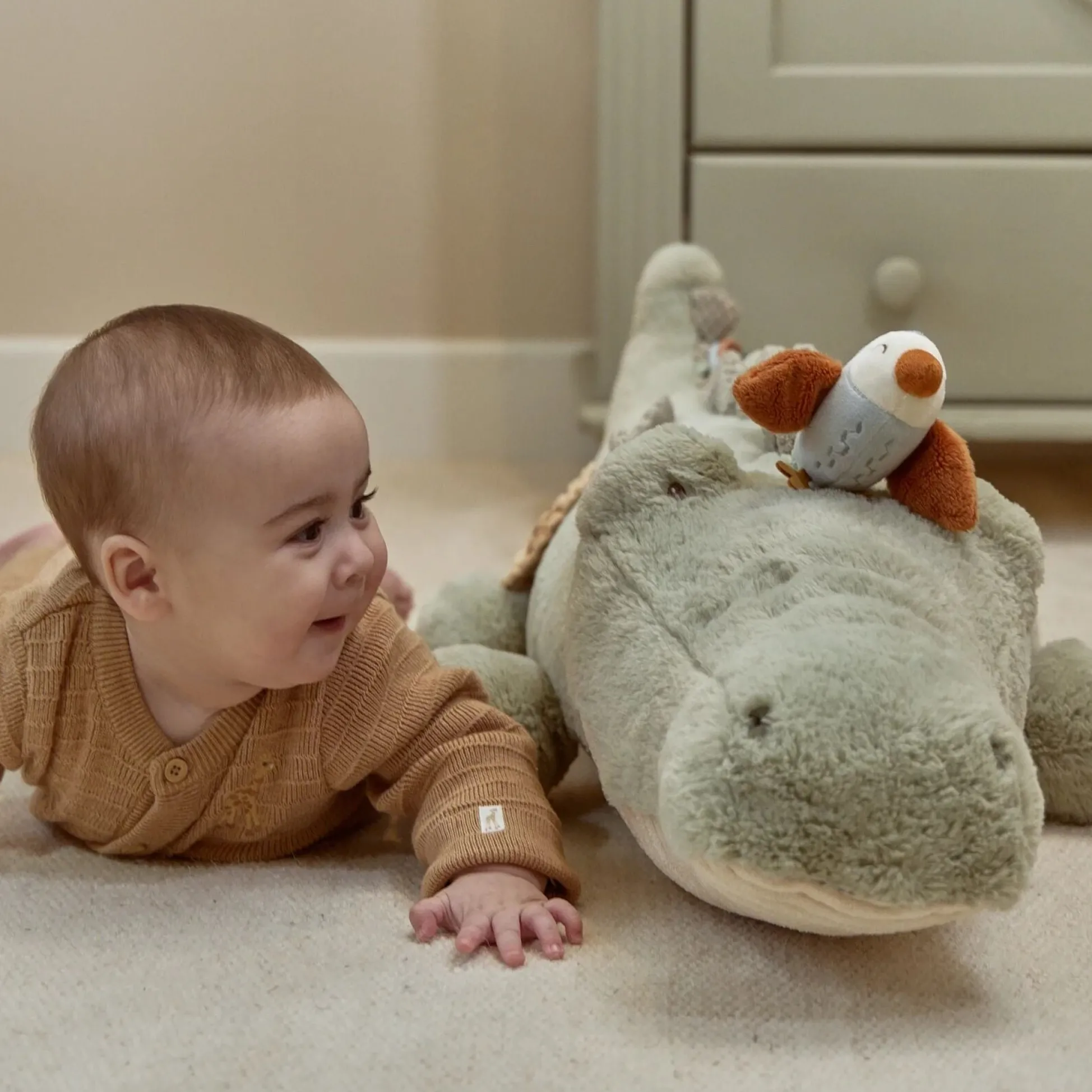 Activity cuddly toy Crocodile XL - Green