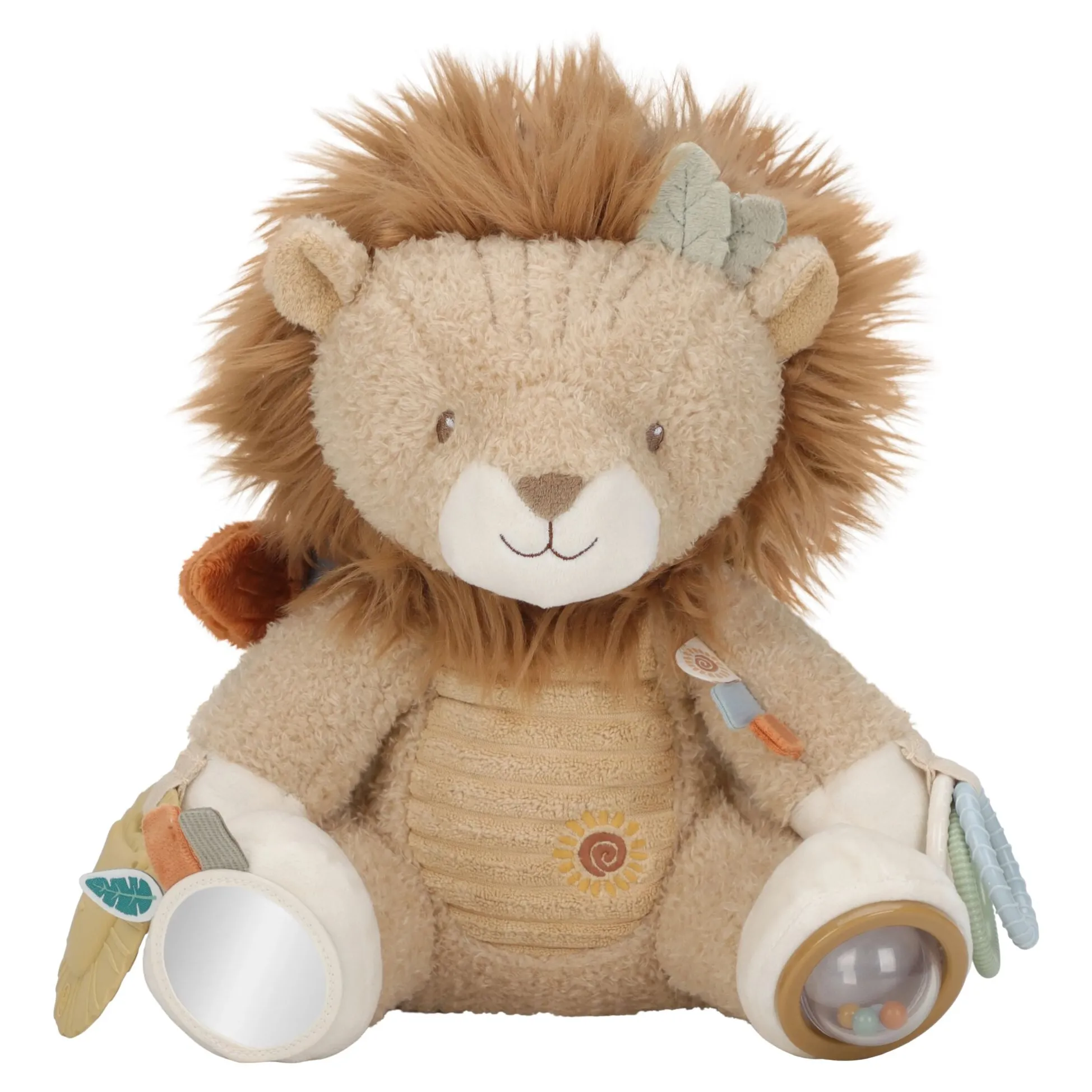 Activity cuddly toy Lion - Yellow