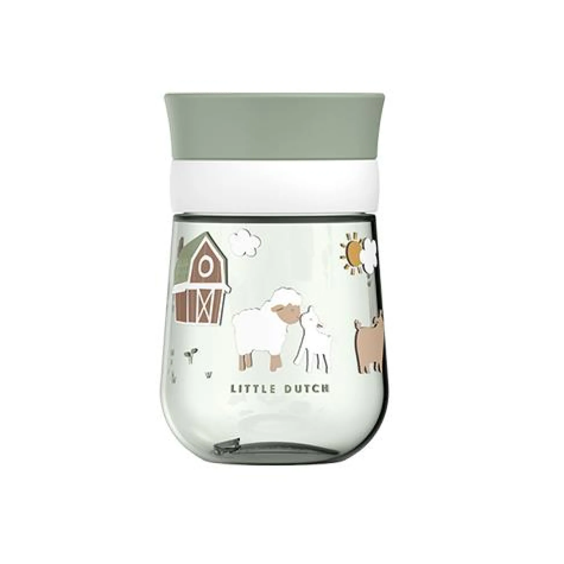 Anti-leak cup - Green - Little Farm
