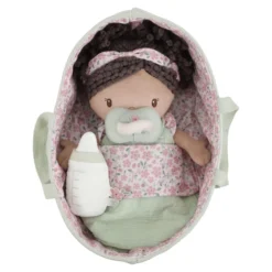 Baby doll in basket Evi GRS