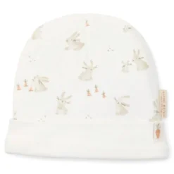 Baby hat - White - Newborn Naturals - Baby Bunny