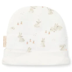 Baby hat - White - Newborn Naturals - Baby Bunny