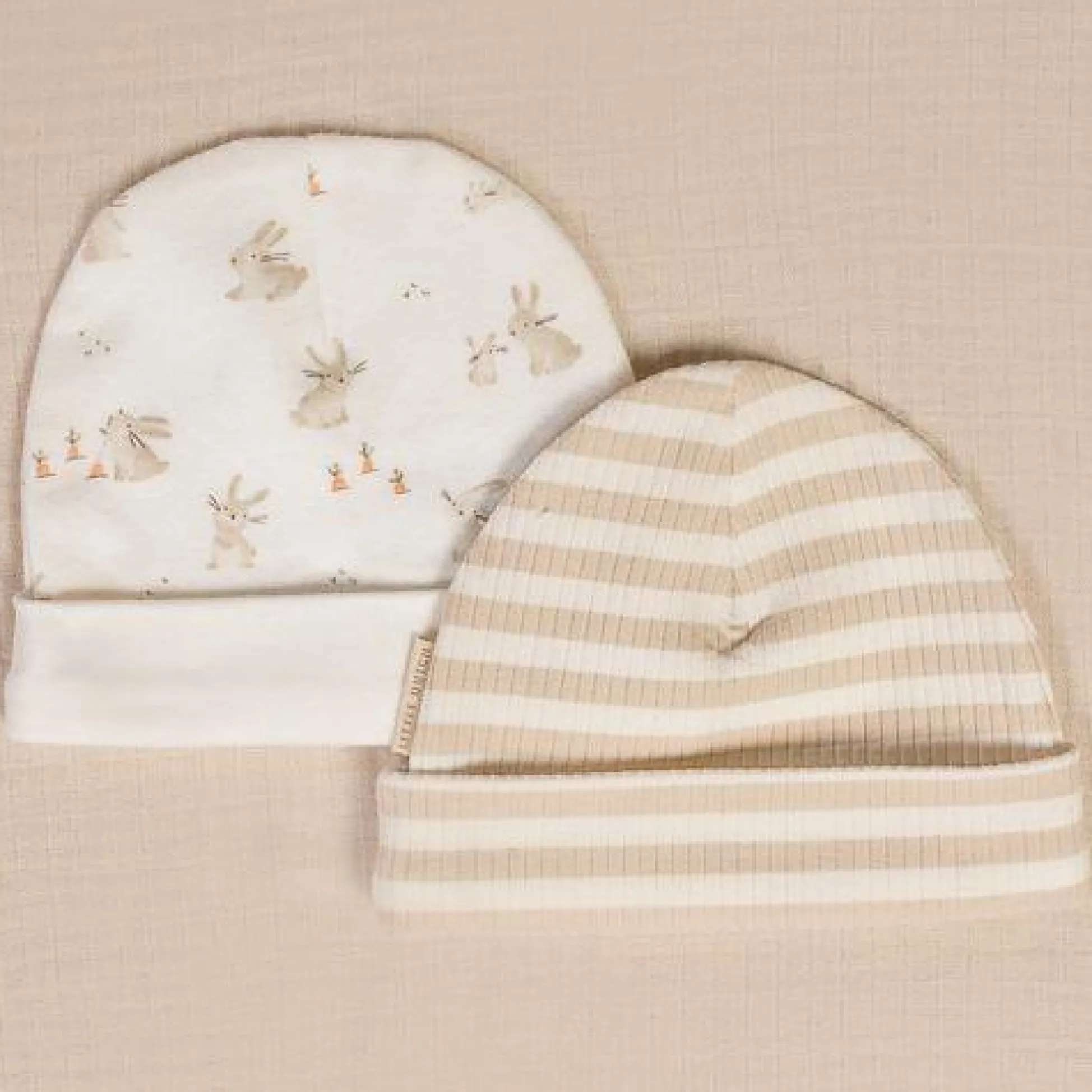 Baby hat - White - Newborn Naturals - Baby Bunny