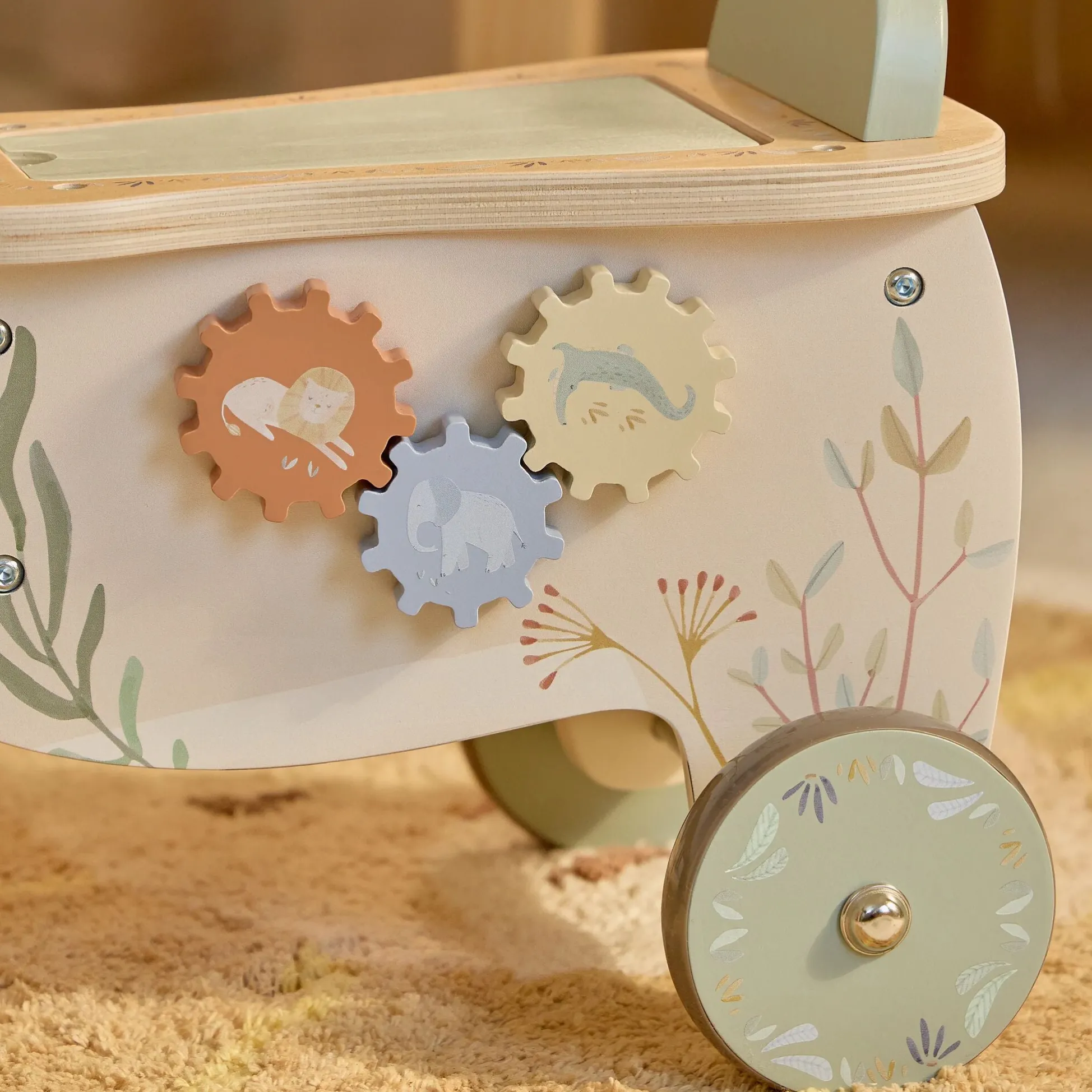 Balance bike Lion - Yellow