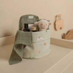 Basket round - Green - Little Farm
