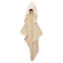 Bath cape - Beige - 75 x 75 - Newborn Naturals - Baby Bunny