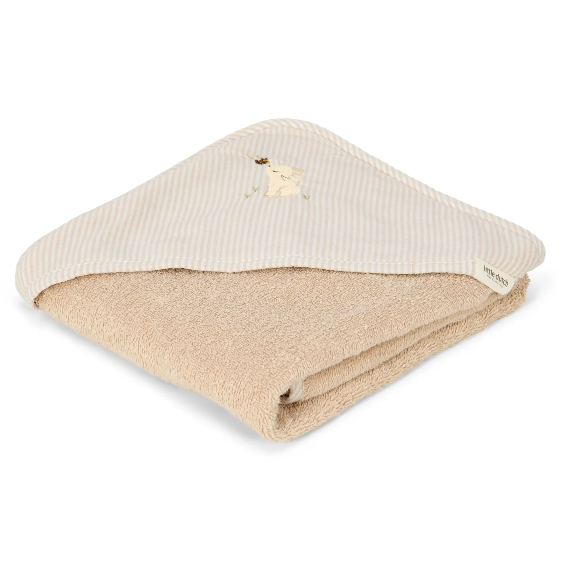Bath cape - Beige - 75 x 75 - Newborn Naturals - Baby Bunny