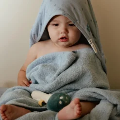 Bath cape - Blue - 75 x 75 - Essentials