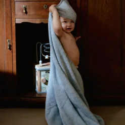 Bath cape - Blue - 75 x 75 - Essentials