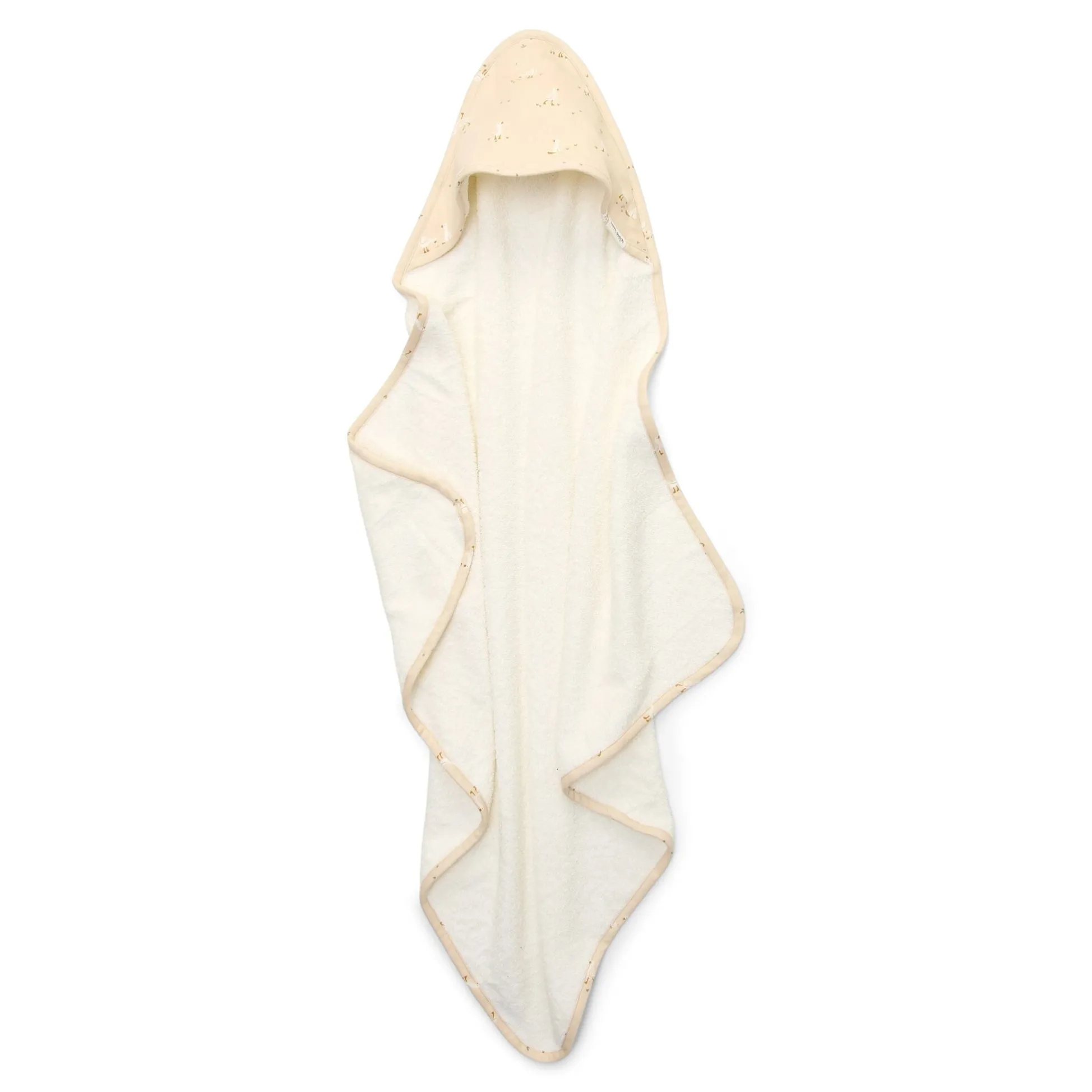 Bath cape - White - 75 x 75 - Newborn Naturals - Little Goose