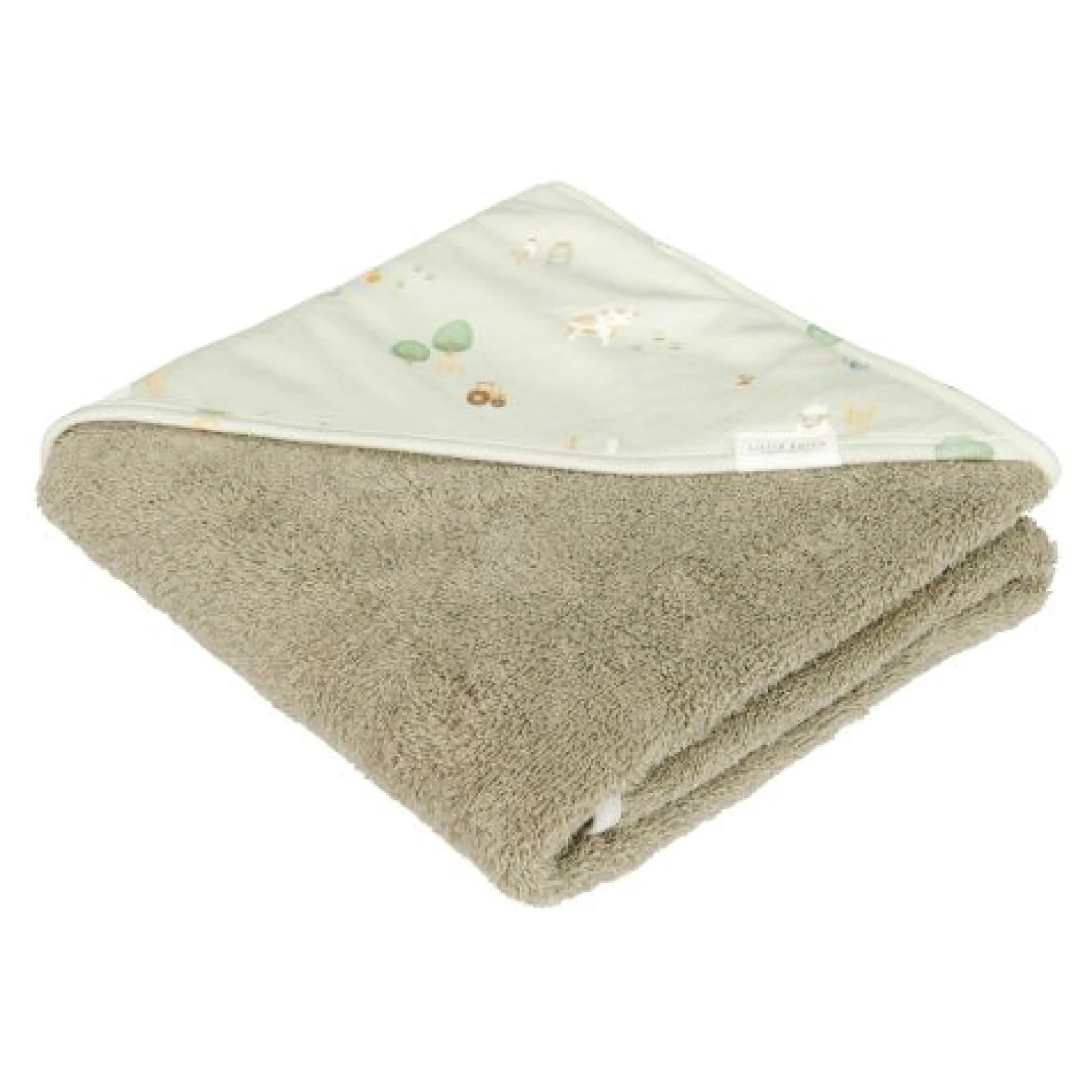 Bath cape - 100 x 100 - Green - Little Farm