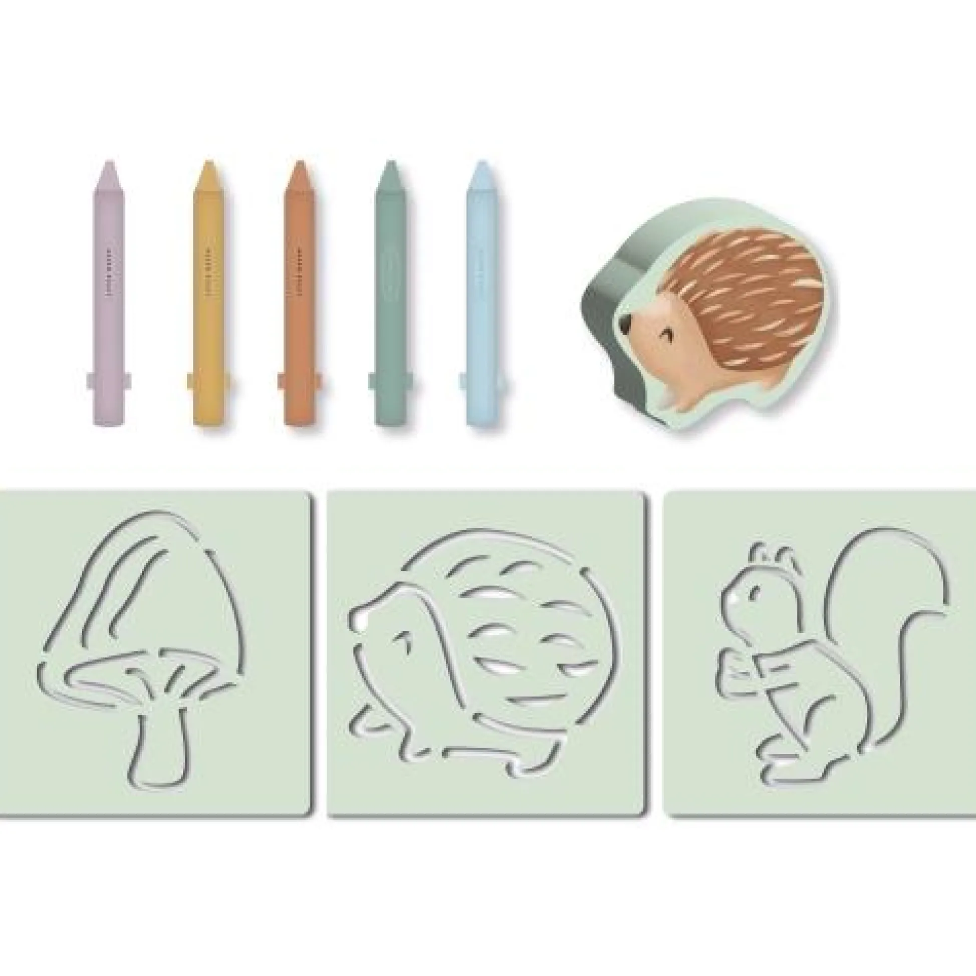 Bath crayons - Multicolored - Forest Friends
