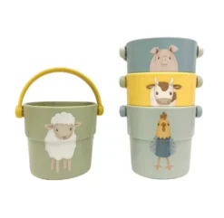 Bath cups - Green - Little Farm