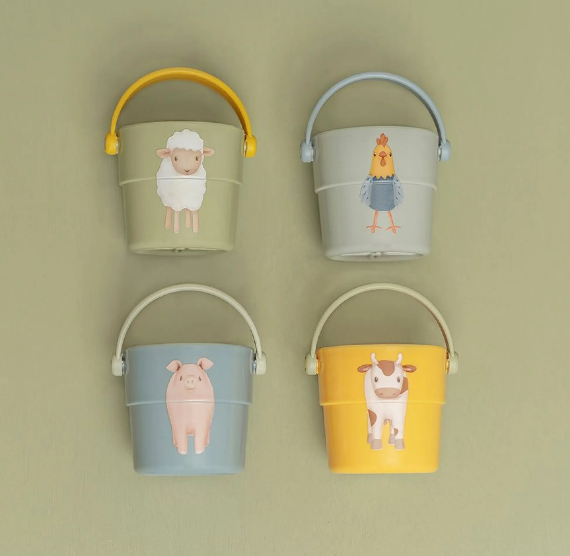 Bath cups - Green - Little Farm