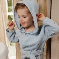 Bathrobe - Blue - Forest Friends