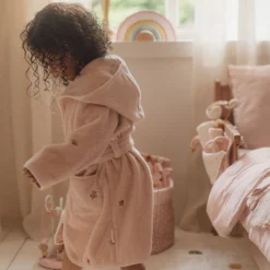 Bathrobe - Pink - Fairy Garden