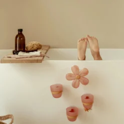 Bathroom cups - pink - Essentials