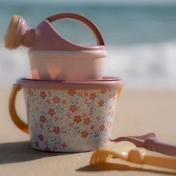 Beach set Pink Flowers Set of 5