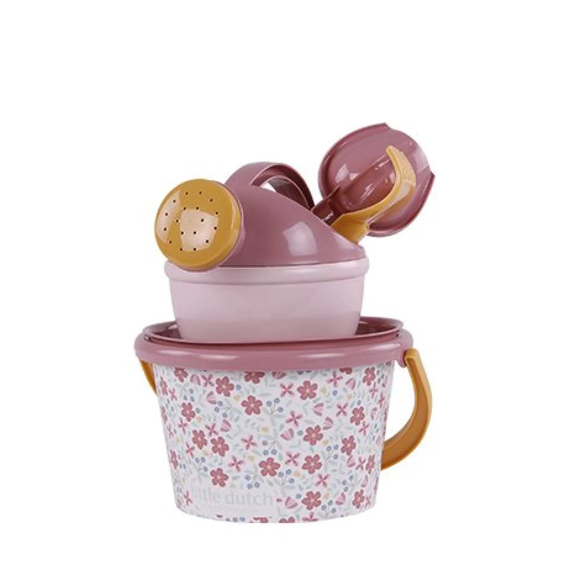 Beach set Pink Flowers Set of 5