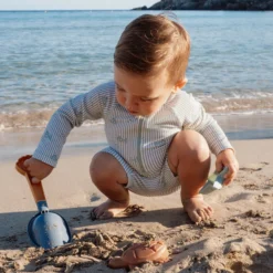 Beach Set Shovel and Sand Molds - Blue - Ocean World
