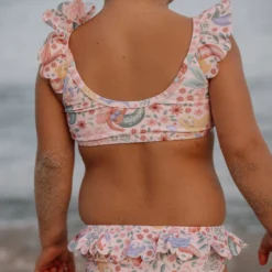 Bikini - Pink - Mermaid print