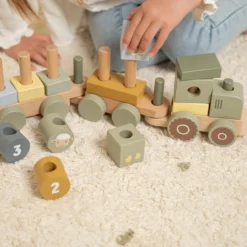 Block train tractor Little Farm