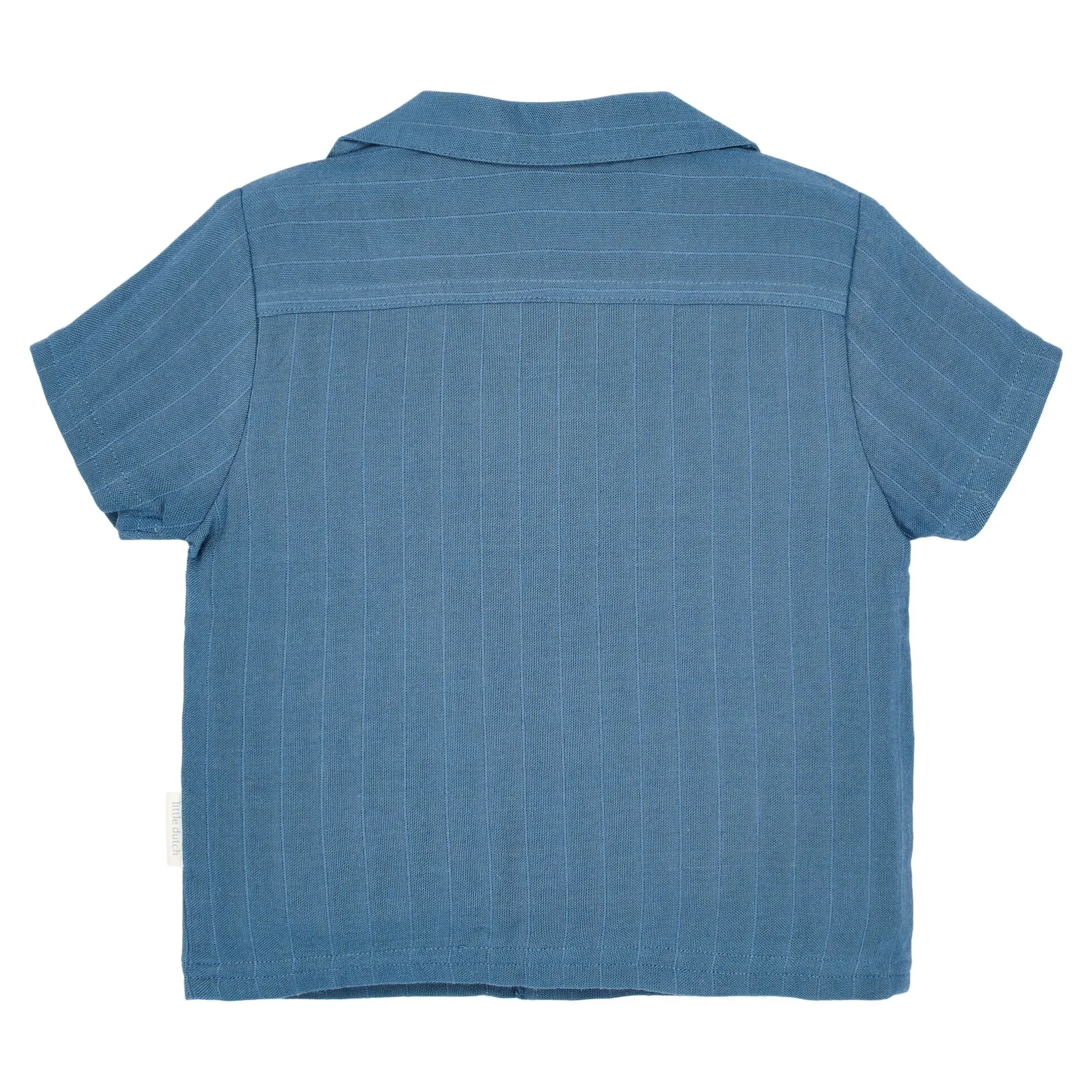 Blouse - Short sleeve - Blue