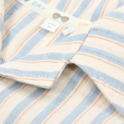 Blouse - Short sleeve - Multi Stripe
