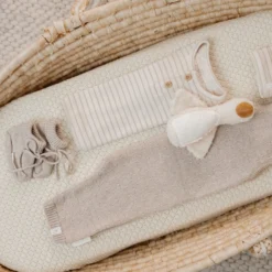 Booties - Beige - Newborn Naturals