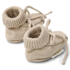 Booties - Beige - Newborn Naturals
