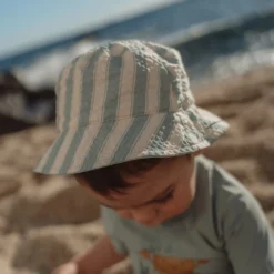 Bucket hat - Green - Ocean Surf Stripes
