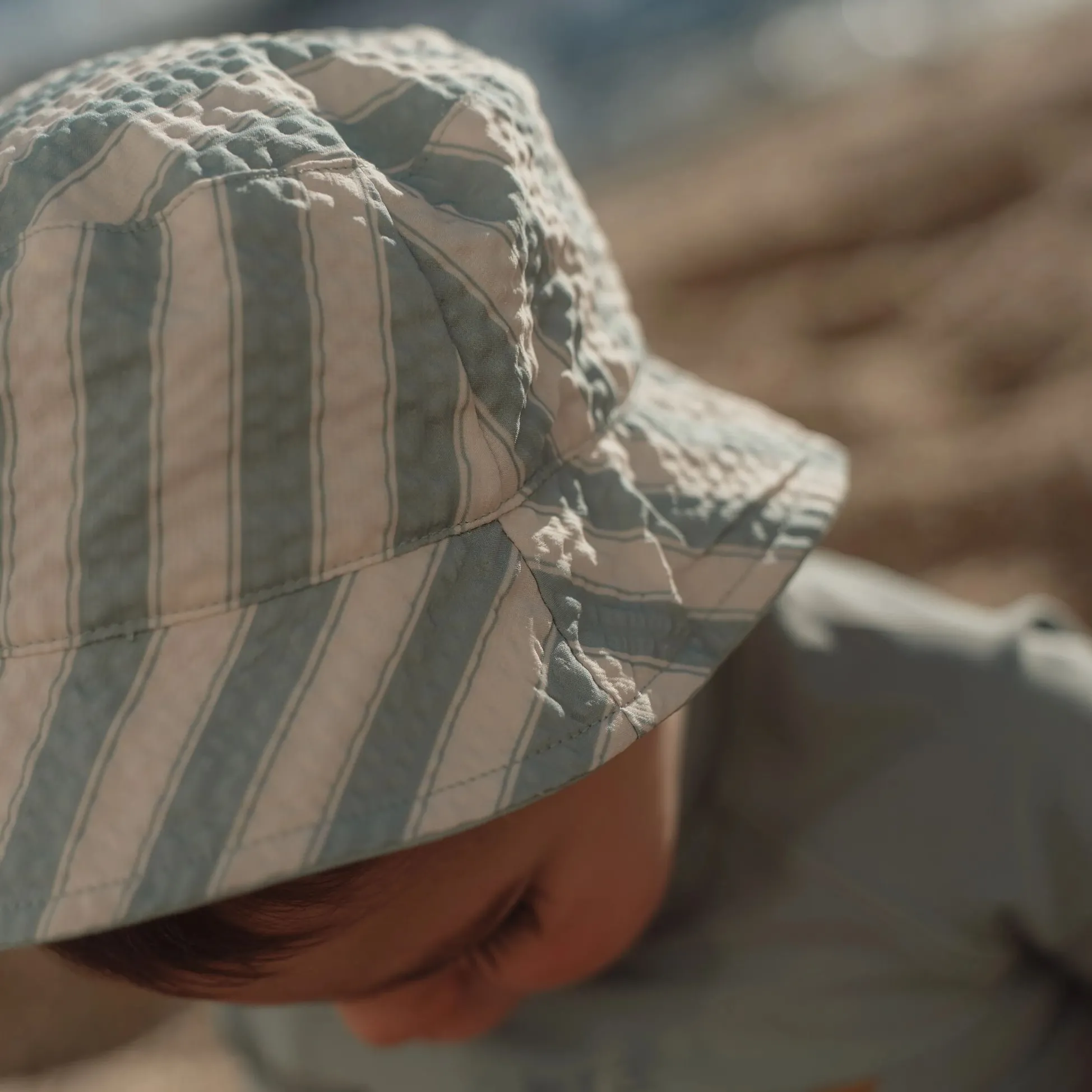 Bucket hat - Green - Ocean Surf Stripes
