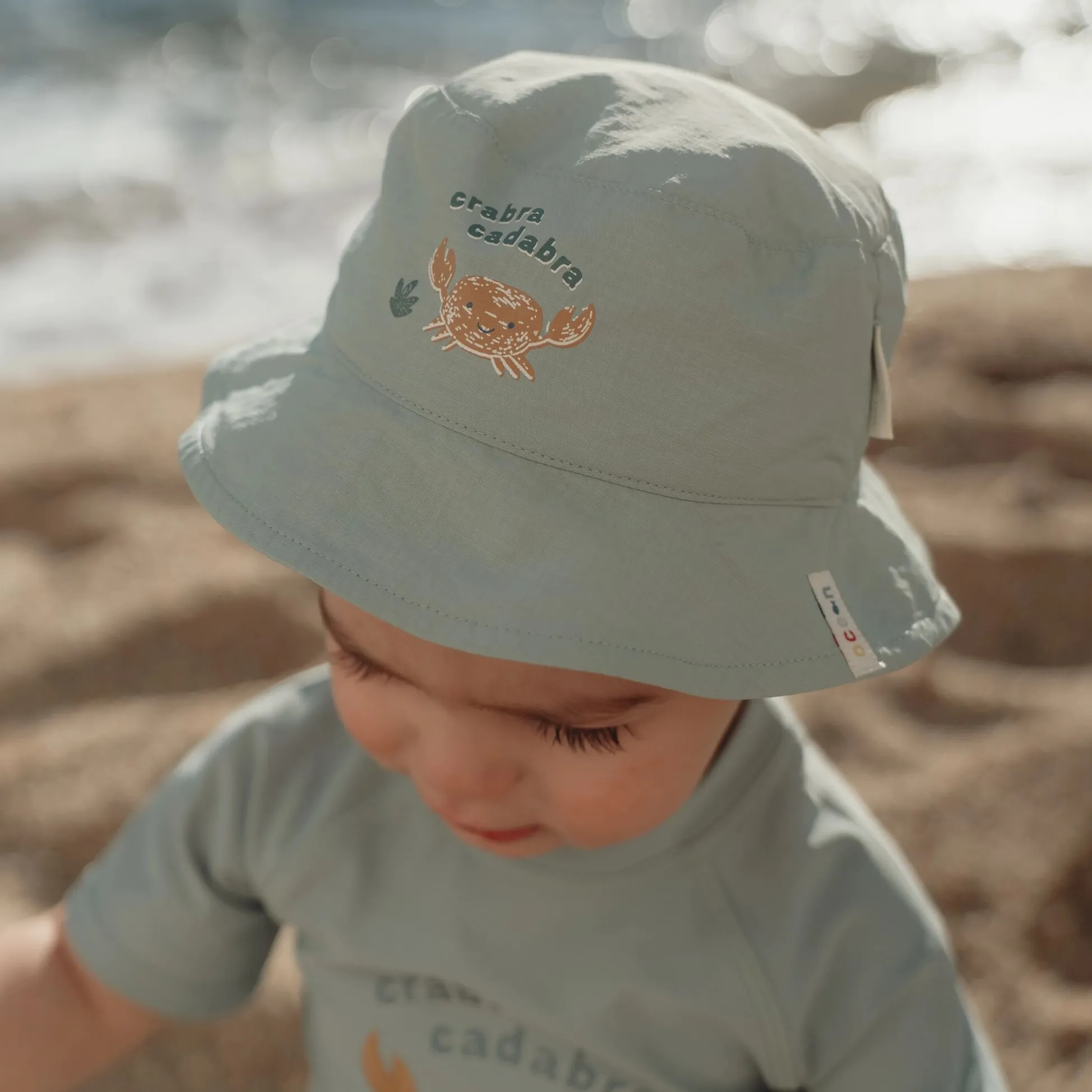 Bucket hat - Green - Ocean Surf Stripes