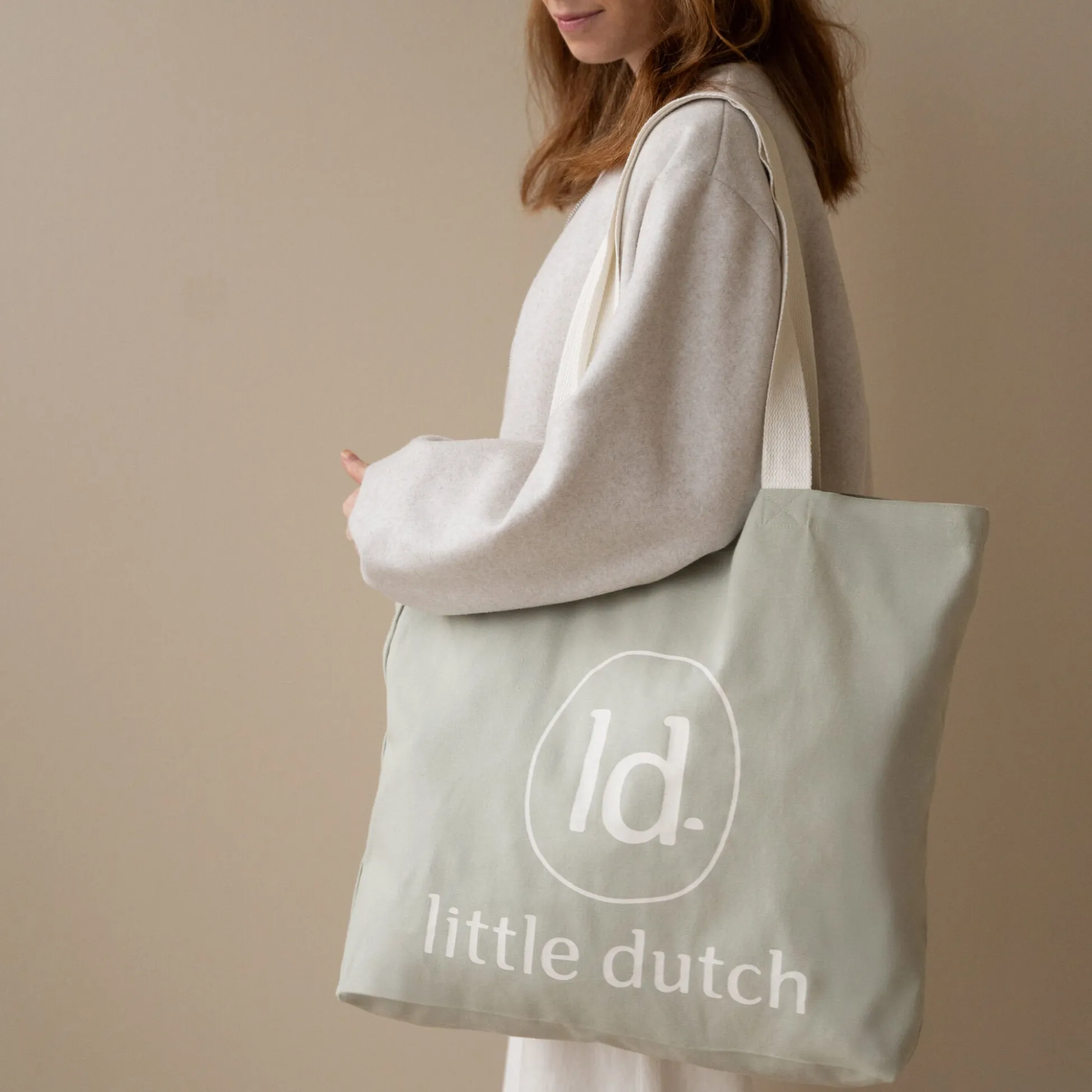 Canvas shopper - Green