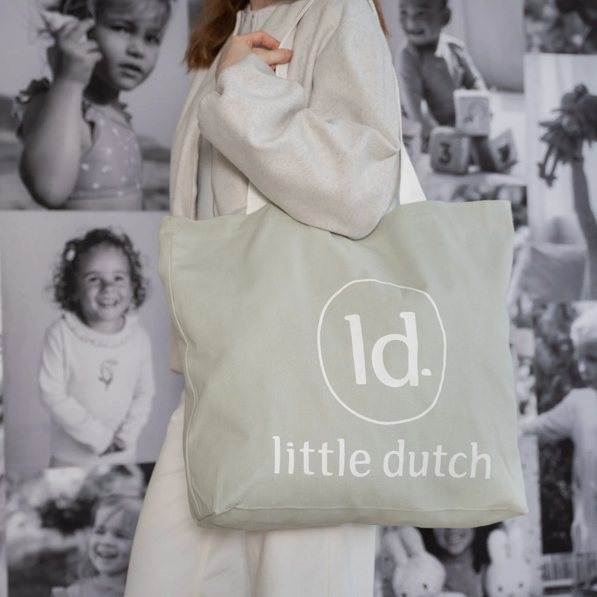 Canvas shopper - Green