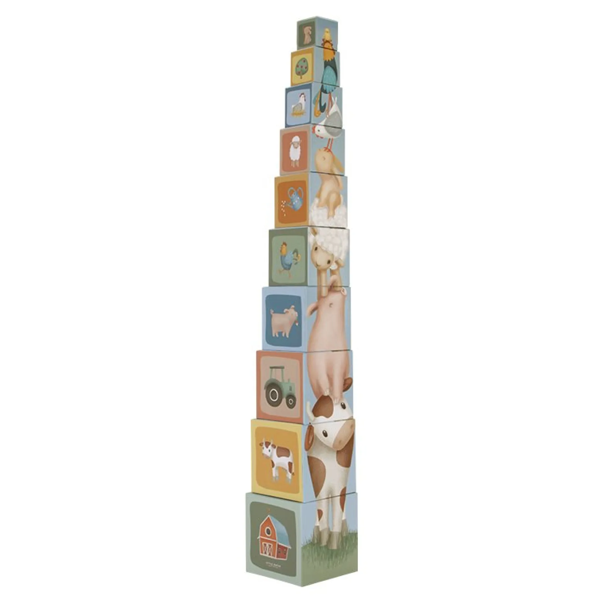Cardboard Stacking Tower Little Farm