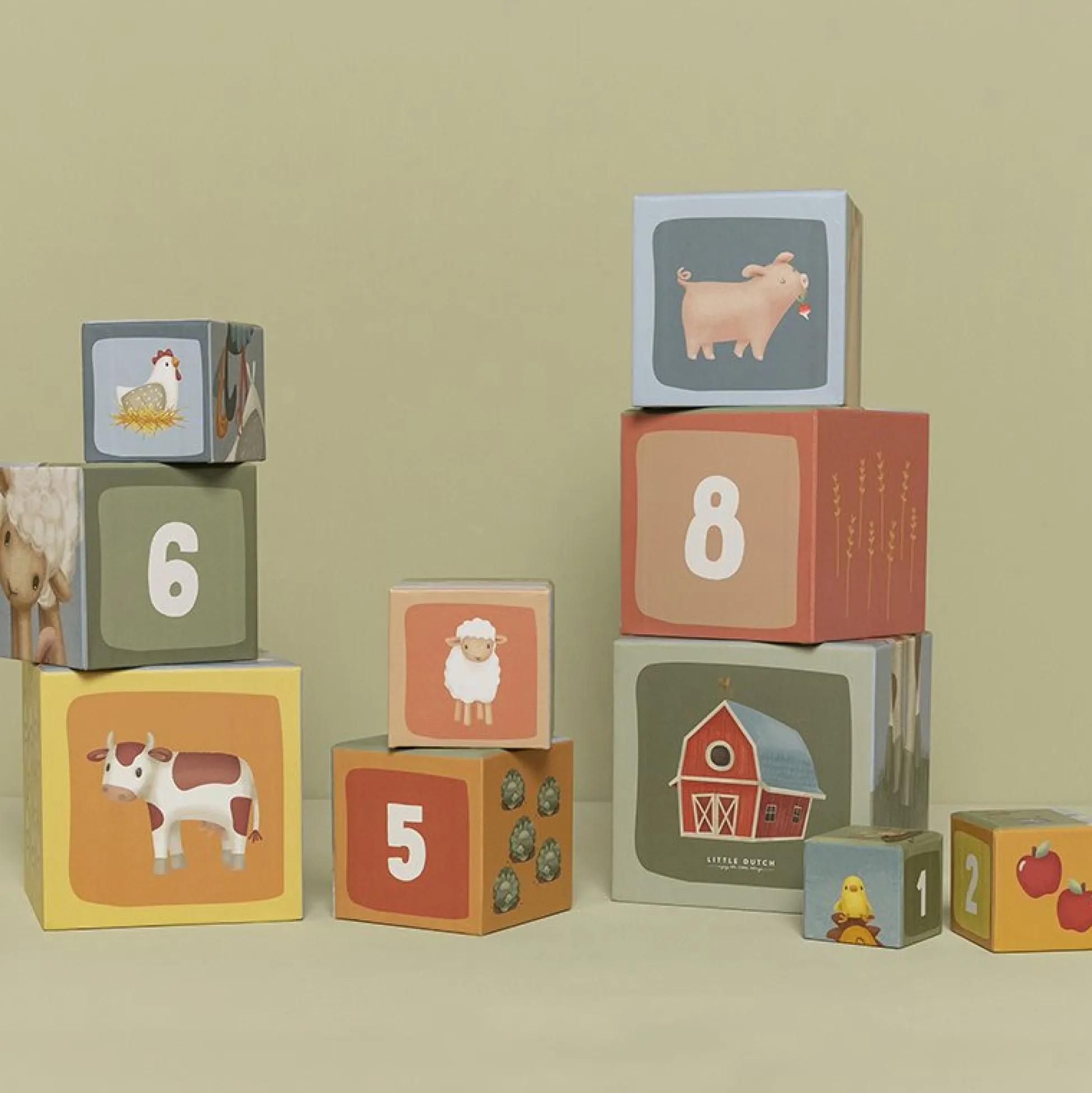 Cardboard Stacking Tower Little Farm