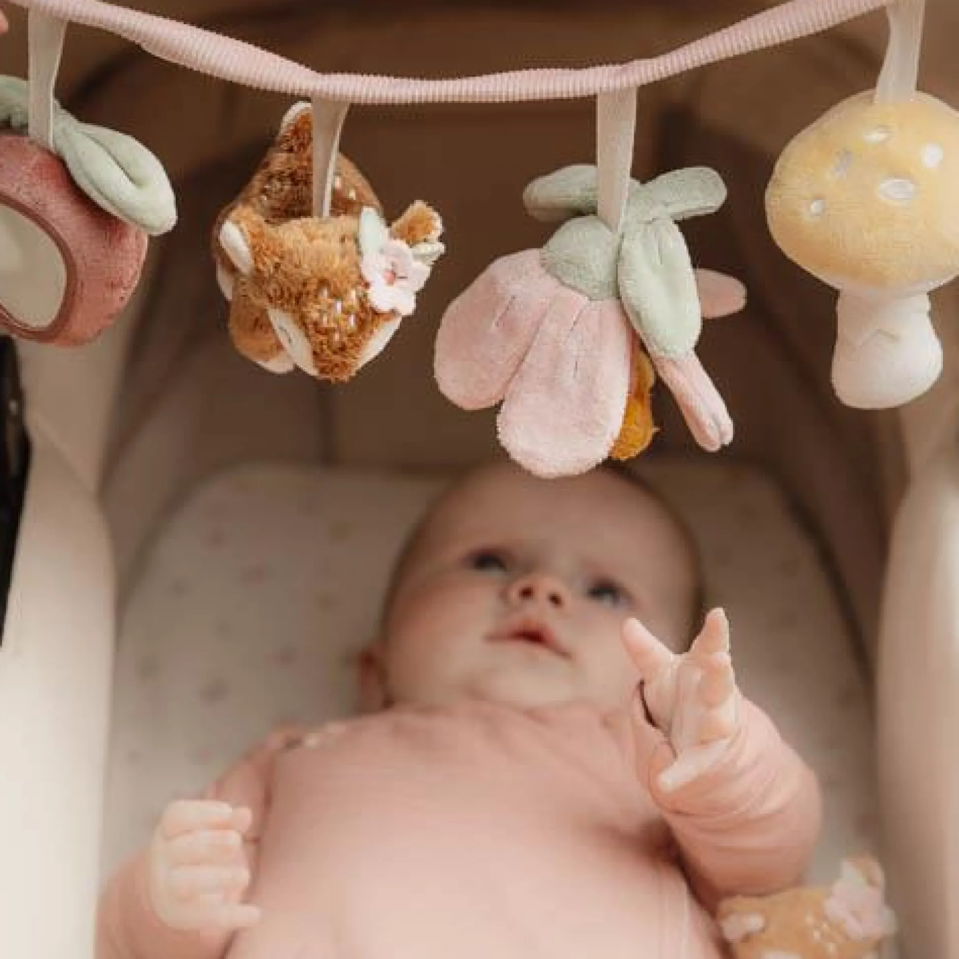 Car tensioner - Pink - Fairy Garden
