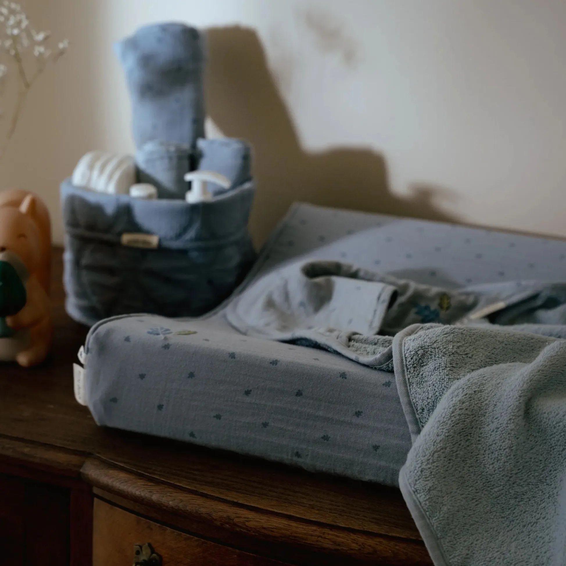Changing mat cover - Blue - Essentials