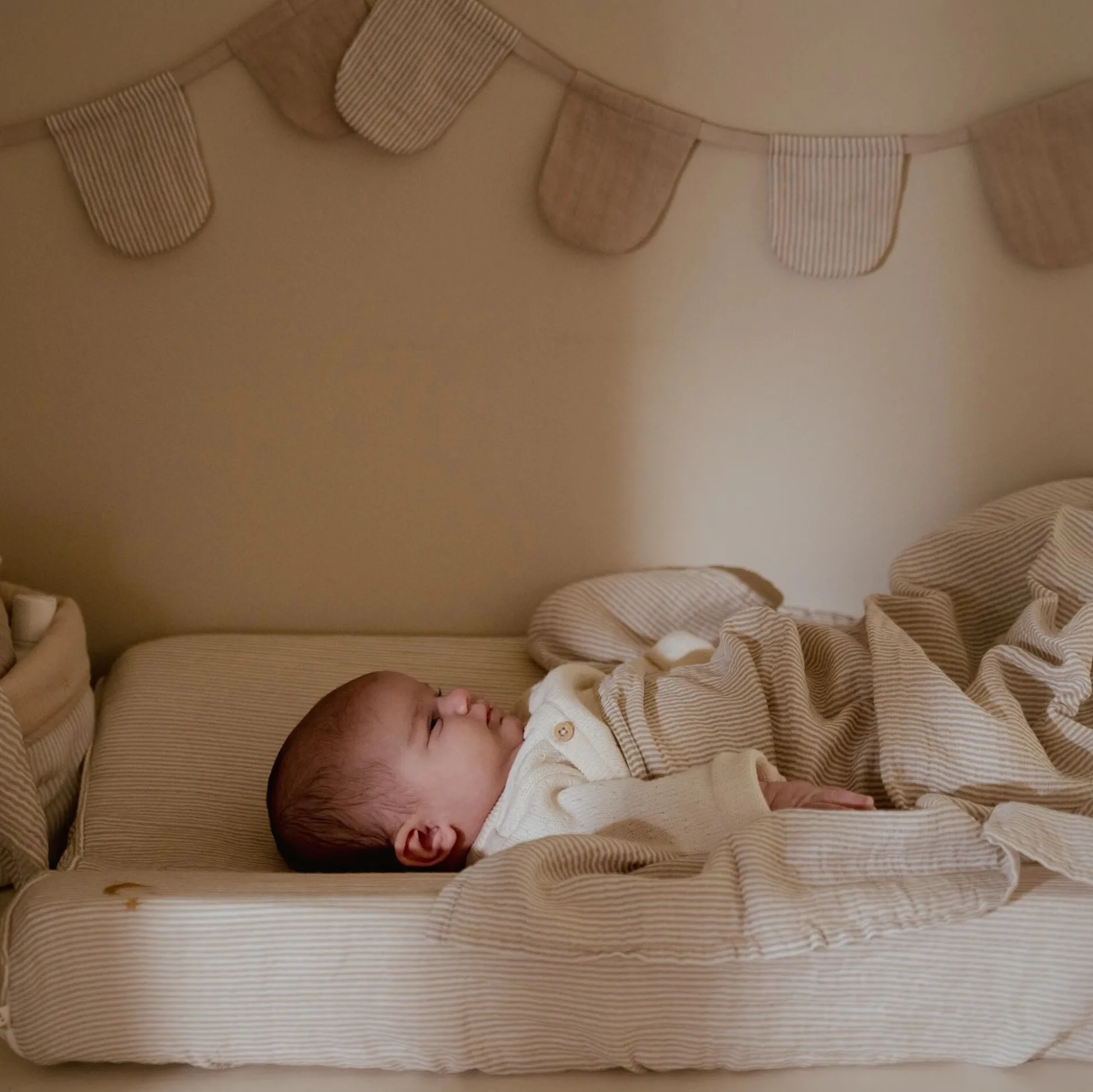Changing pad cover - Beige - Essentials