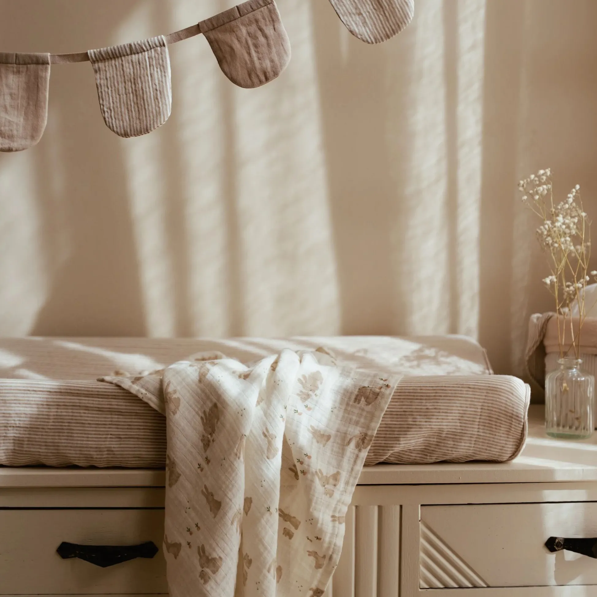 Changing pad cover - Beige - Essentials