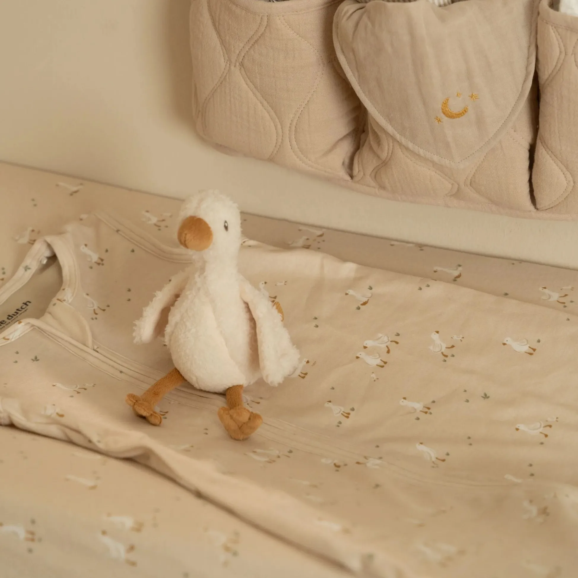 Changing pad cover - Beige - Newborn Naturals - Little Goose