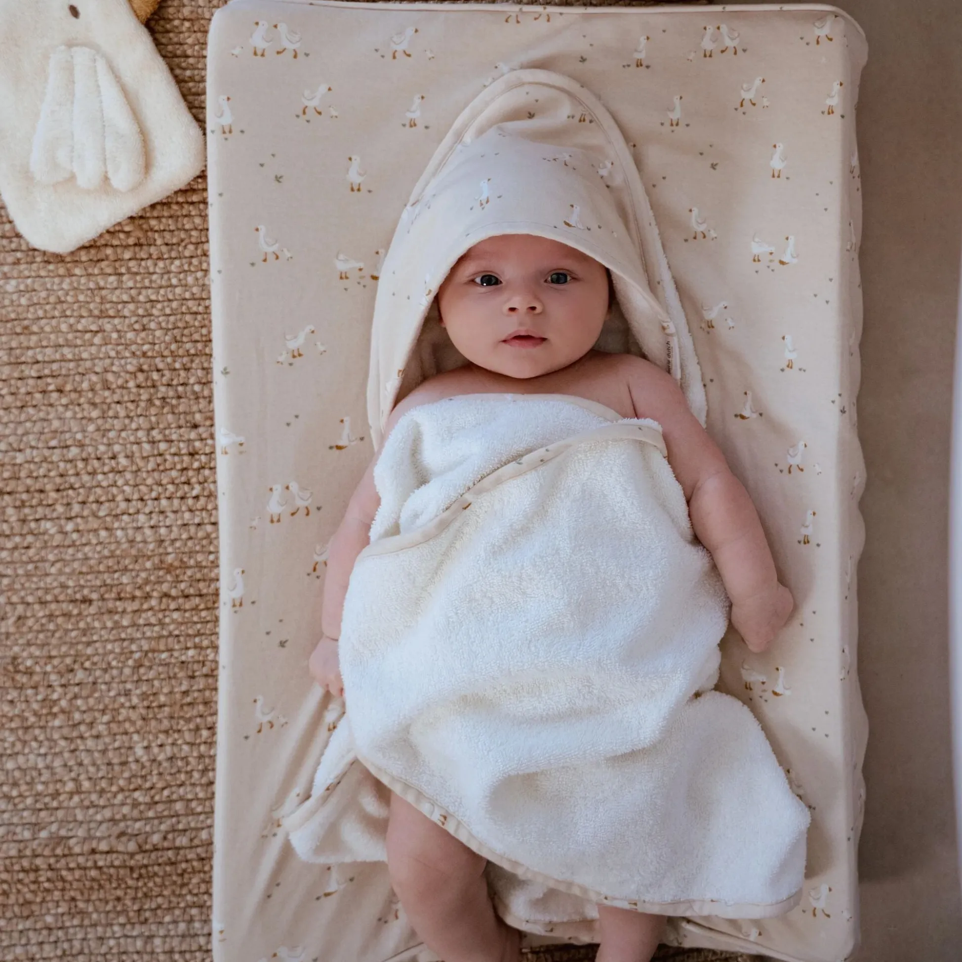 Changing pad cover - Beige - Newborn Naturals - Little Goose