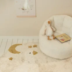 Children's Armchair Teddy - White