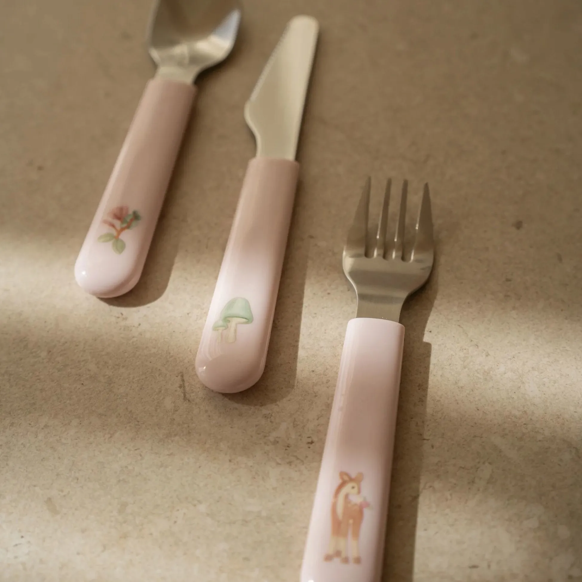 Children's cutlery set 3-Piece Fairy Garden