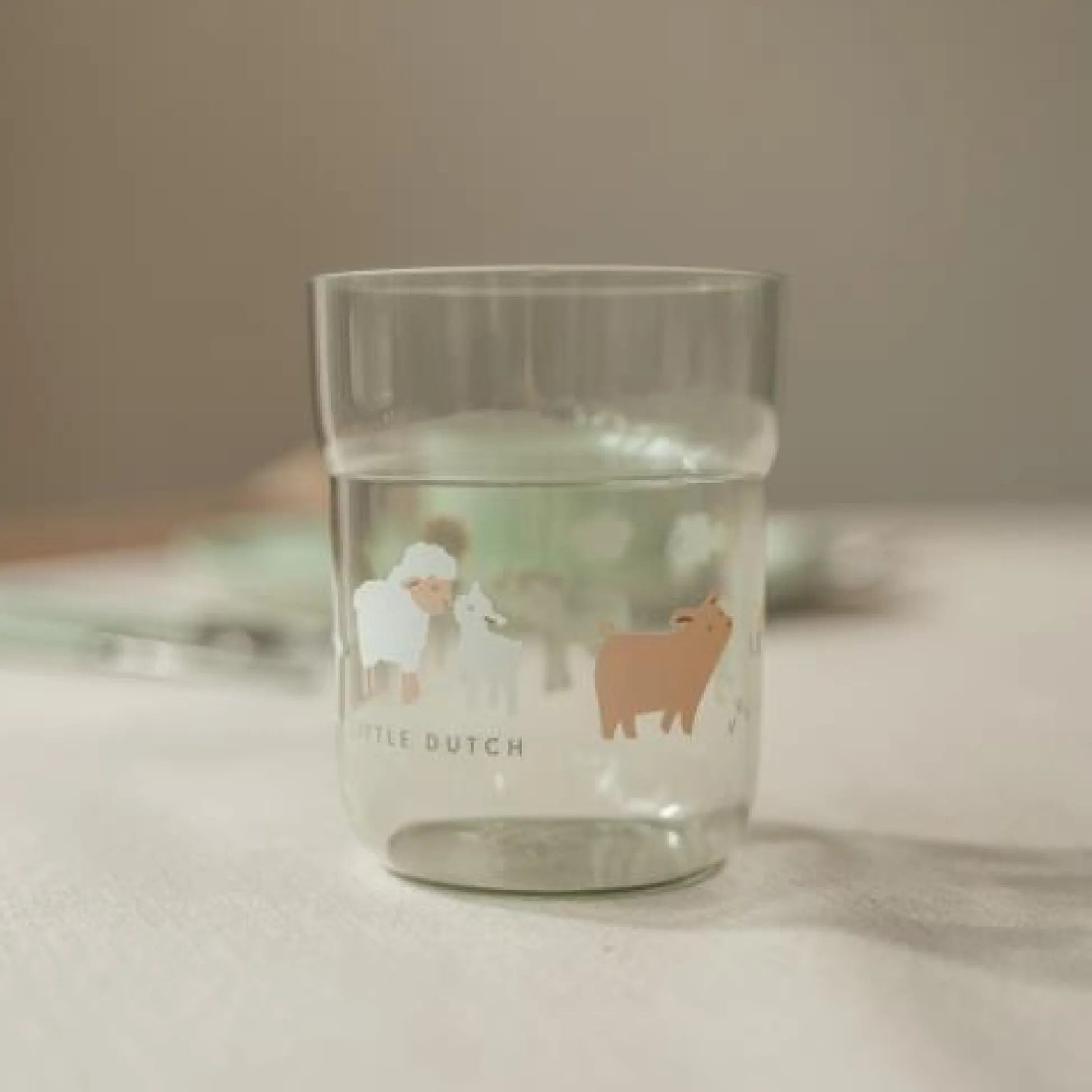 Children's glass - Green - Little Farm