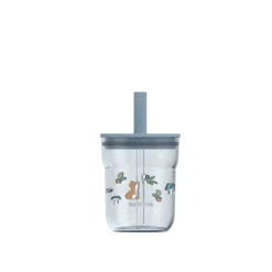 Children's glass 250 ml With Straw Forest Friends
