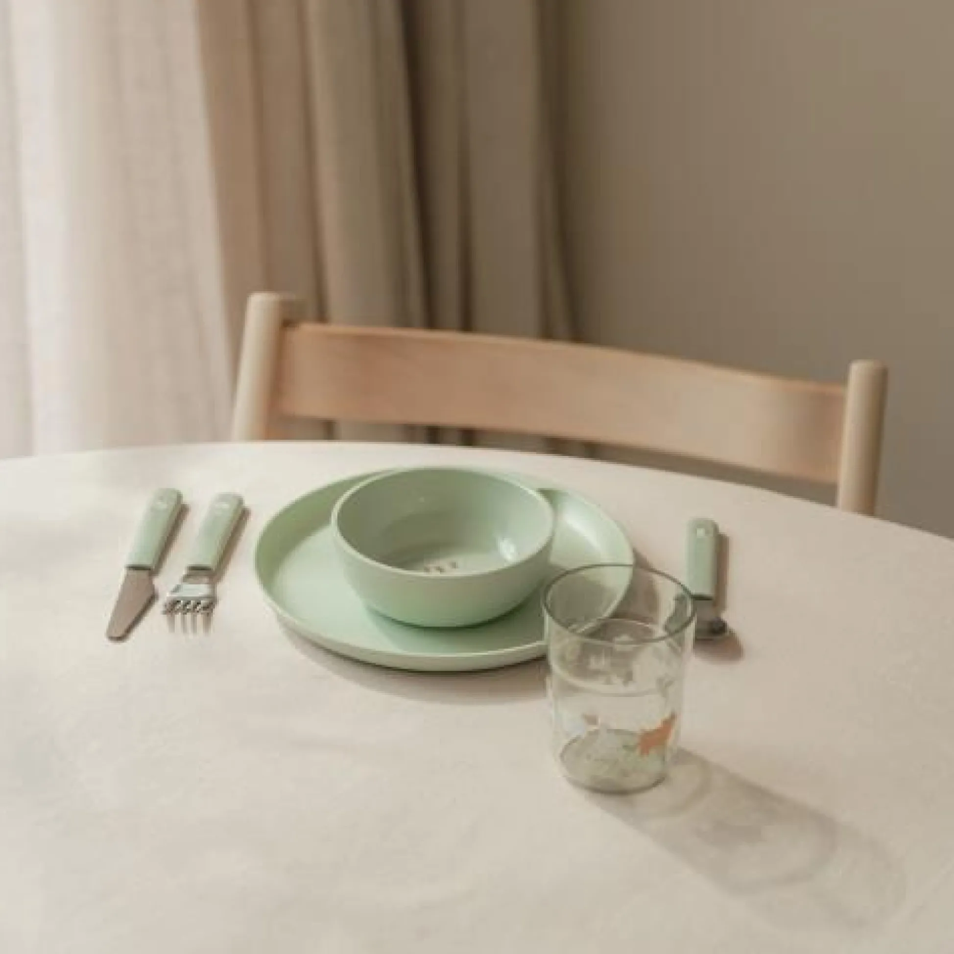 Children's plate - Green - Little Farm