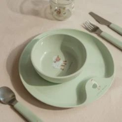 Children's plate - Green - Little Farm